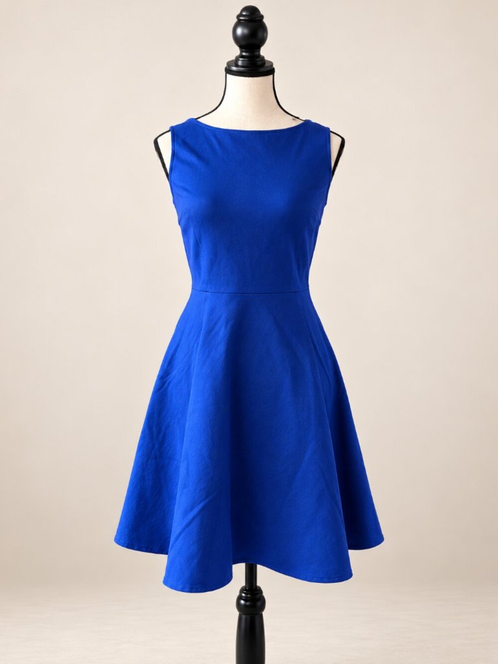 Kate Spade Royal Blue Bow Back Fit & Flare Dress Size 2